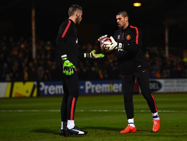 De Gea is also in a constant battle with Valdes at Manchester United